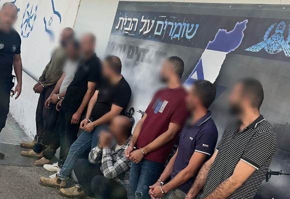 חצור: 9 שב”חים נתפסו ביישוב